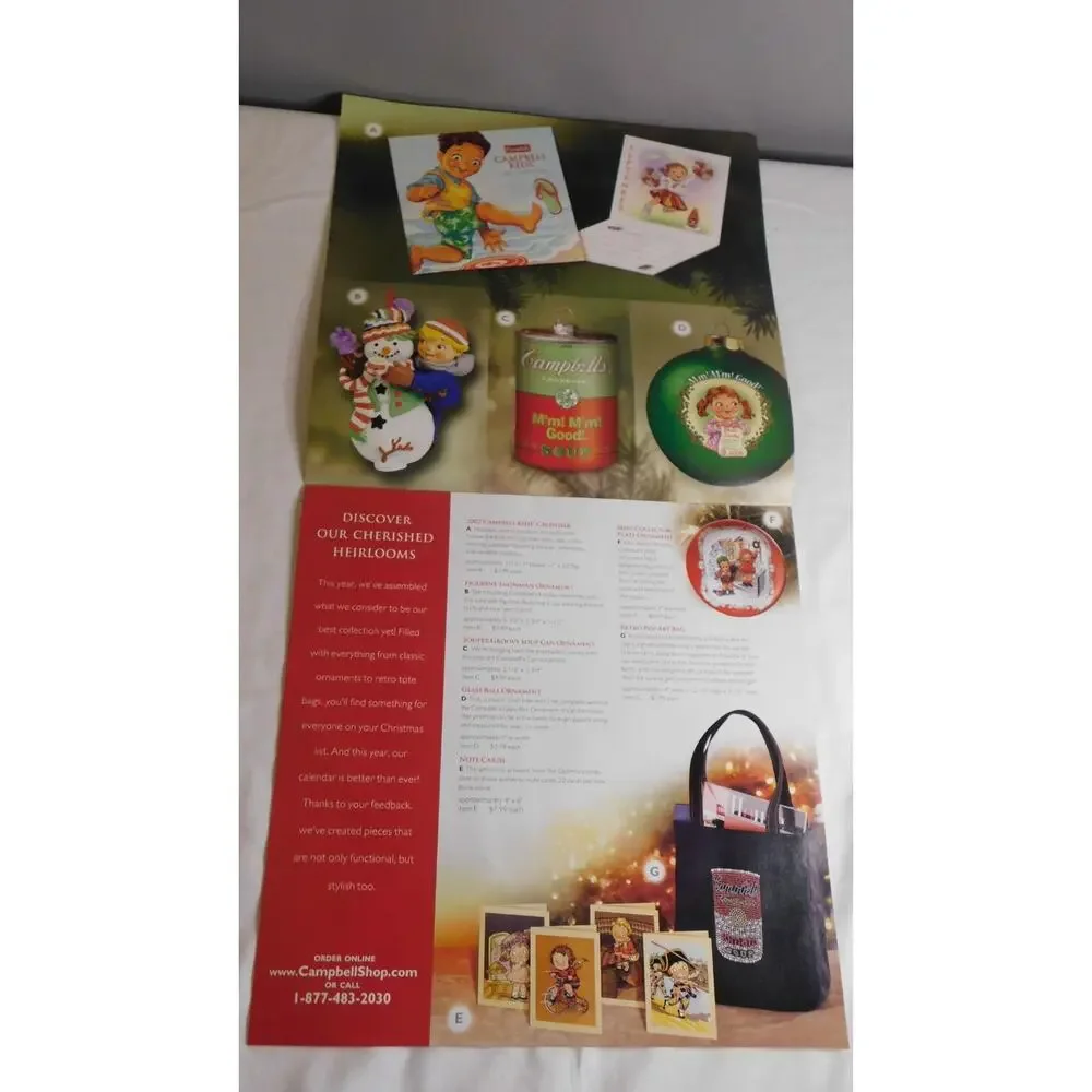 Campbell's Soup Kids 2007 Calendar In Open Package